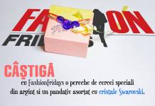 Câștigă în 3 pași simpli un set special de bijuterii din argint și cristale Swarovski